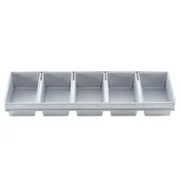 product of TableCraft 12490 6-Loaf Bread Pan, 25.75" x 6" x 2.25", Aluminized Steel, Silicone Glaze, 17oz