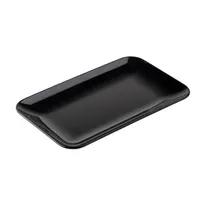 product of TableCraft Products 12561 Sierra Collection Black Melamine Platter, 13" x 8" x 1.25", Rectangular