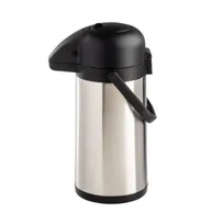 product of TableCraft Products 12658 Airpot - 2.5L Vacuum Insulated, 6" x 8.5" x 14", Stainless Steel, Push Button