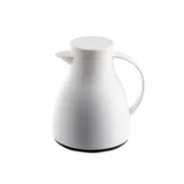 product of TableCraft Products 12662 Beverage Server - 17oz Carafe, 7" x 6" x 7.75", Vacuum Insulated, White