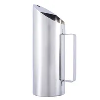 product of TableCraft 12814 Metal Pitcher - 1.5-Qt, 32-63 oz, 18/8 Stainless Steel, Ice Guard, 5-1/2"x4x11"