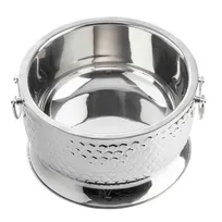 product of TableCraft 12851 Beverage Tub, 4-1/2 Gal, 16-1/2" x 15-3/4" x 9-1/2", Stainless, Honeycomb