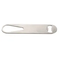 product of TableCraft 12889 Speed Bottle Opener - 1-5/8" x 3/4" x 7", Brushed 200 Series Stainless Steel