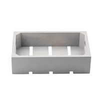 product of TableCraft Products 12899 - 1/4 Gastronorm Serving Crate, 10-3/8" x 6-3/8" x 2-3/4", Gray Wood