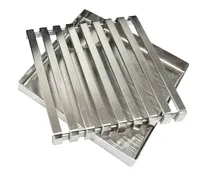 product of TableCraft Products 12961 Drip Tray, 3-1/2" x 3-1/2" x 7/16", Stainless Steel (18-8) Airpot Racks