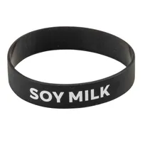 product of TableCraft Products 13072 Creamer Band Soy Milk, 3-1/4" x 3-1/4" x 3/4" Silicone Black Band