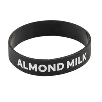 product of TableCraft Products 13074 Creamer Band - Almond Milk Sign, 3-1/4" x 3-1/4" x 3/4" Silicone Black
