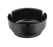 product of TableCraft Products 131B - 3" x 1-1/4" Round Ashtray, Dishwasher Safe, Black Phenolic, 12/Bag