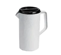product of TableCraft 144GRT - 2.5-Qt Gray Pitcher, 64-95oz, 3-Way Black Lid, BPA Free, Dishwasher Safe