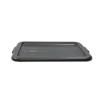product of TableCraft Products 1531B Bus Box Cover, 21-3/4" x 16" x 1" Black Polypropylene Tote Box Cover, Dishwasher Safe, NSF Certified (Fits Models 1529 & 1537)
