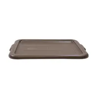 product of TableCraft Products 1531BR Bus Box Cover, 21-3/4" x 16" x 1" High-Density Polypropylene Brown Tote Box Cover, NSF Certified, Dishwasher Safe, Made in USA (Fits 1529 & 1537)