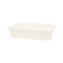 product of TableCraft Products 1537N - Food Storage Box, 21" x 17" x 7", White HDPE, FDA & NSF Approved