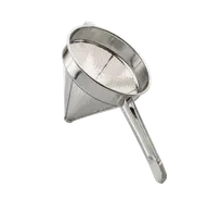 product of TableCraft Products 1610 - 4-Qt 10" China Cap Coarse Strainer, 18/8 Stainless Steel, Dishwasher