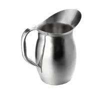 product of TableCraft 203 - 3-Qt Bell Water Pitcher, 96-128 oz, 18/8 Stainless Steel, Mirror, Handle