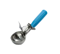 product of TableCraft Products 2116 - Size 16 Ice Cream Disher 2-3/8 oz Thumb Press 18/8 Stainless Steel Blue