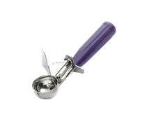 product of TableCraft 2140 - 40 Ice Cream Disher, 7/8 oz, Stainless Steel, Purple Handle, 7.625"x3.125"x1.625"