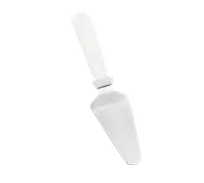 product of TableCraft Products 242W Pie & Cake Server, 11" Stainless Steel Blade, White ABS Handle