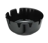 product of TableCraft 263B-1 Classic Deepwell Ashtray, 4" x 1-3/4", Black Phenolic, Dishwasher Safe
