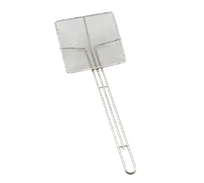 product of TableCraft Products 2677 Skimmer, 6-1/2" x 6-1/2" Fine Mesh, Nickel Plated, 20"L