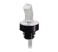 product of TableCraft Products 295 - Clear BPA-Free Plastic Liquor Pourer, Free-Flow Spout, Collar, 12/Bag