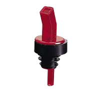product of TableCraft 295R Red Liquor Pourer, Free-Flow, Collared Spout, BPA-Free Plastic, Hand Wash Only, 12/Bag