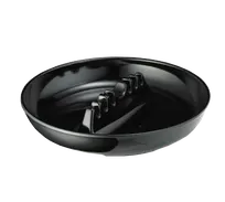 product of TableCraft Products 341B-1 Ashtray, 7" Black Phenolic, Dishwasher Safe Smallware Tabletops Accessory