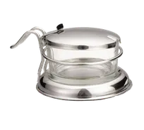 product of TableCraft 357J Condiment Jar - 6 oz Glass Replacement, Dishwasher Safe, Fits H537 & 357 Set