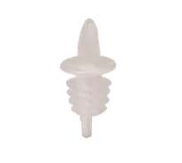 product of TableCraft 35C Free Flow Liquor Pourer, Clear Plastic, Collarless, BPA-Free, 12/Bag, Hand Wash Only