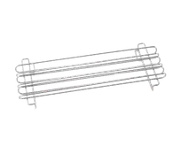 product of TableCraft 4040 Taco Prep Tray, 12-Shell Taco/French Fry Rail, Chrome Plated Metal, Hand Wash Only