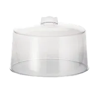 product of TableCraft Products 421 Clear Cake Cover 12" dia. x 7.5"H Styrene with Plastic Handle