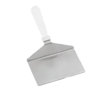 product of TableCraft Products 461W - 11" Turner with 4.5" x 6.25" Steel Blade, White Handle, Dishwasher Safe