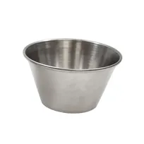 product of TableCraft Products 5073 - 6 Oz Stainless Steel Sauce Cup, Dishwasher Safe, Ramekin, Metal Accessory