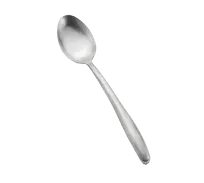 product of TableCraft 5333 - 13-3/4" Stainless Steel Serving Spoon, 18/8, Non-Insulated Handle, Dishwasher Safe