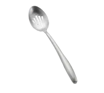 product of TableCraft Products 5334 - 13-3/4" Slotted Serving Spoon, 18/8 Stainless Steel, Silver Handle