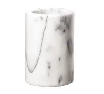 product of TableCraft Products 5488W Cash & Carry Wine Bucket, 5" Dia x 7" H, White Marble