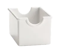 product of TableCraft Products 56W Sugar Packet Holder, 3-1/4" x 2-1/2" x 2" White Plastic Styrene, Dishwasher Safe