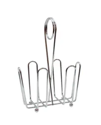 product of TableCraft Products 590C2 Sugar Packet Holder, 5.75"x3.25"x8.125" Chrome Plated Metal Caddy
