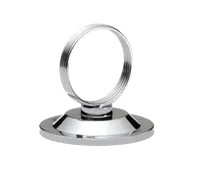 product of TableCraft Products 596 Menu Card Holder - 3" Clip, Heavy Nickel Plated Metal, Hand Wash Only
