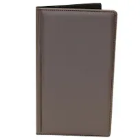 product of TableCraft Products 59BR - Brown Check Holder, 5-1/4" x 9", 14pt Vinyl with Gold 'Thank You' Imprint