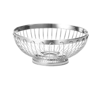 product of TableCraft 6170 - 8" Dia. Round Stainless Steel Serving Basket, 3-1/4" H, 18/8, Hand Wash Only