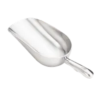 product of TableCraft Products 624 Aluminum Ice Scoop, 24 oz, Round Bottom, Hand Wash Only, Hand Tool