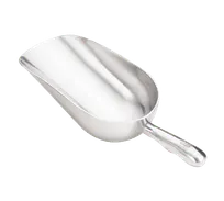 product of TableCraft Products 638 Ice Scoop, 38 oz, Aluminum Construction, Round Bottom Shape