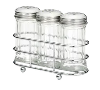 product of TableCraft 657R Rack-Only Condiment Caddy, Chrome-Plated, Silver, 1 Compartment - Fits 659N