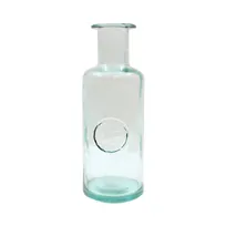 product of TableCraft Products 6630 Apothecary Bottle, 41 oz, 3-1/2" x 3-1/2" x 11", Recycled Green Tint Glass