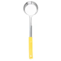 product of TableCraft Products 6705 Portion Control Spoon, 5 oz, Solid, Stainless Steel with Yellow Handle