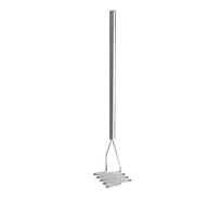 product of TableCraft 7432 - 32" O.A. Stainless Steel Potato Masher, 5-1/4" Square Face, Zig Zag, Dishwasher Safe