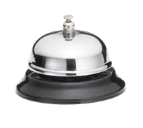 product of TableCraft Products 8381 Call Bell - 3-1/4" Dia x 2-1/4" Hgt, Chrome Plated, Commercial Kitchen Essential