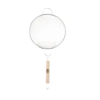 product of TableCraft Products 89 Mesh Strainer, 10-1/4" Dia., Single Tin-Plated Mesh, Wooden Handle, Hand Wash