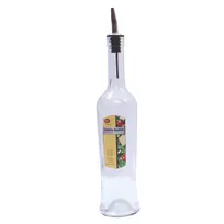 product of TableCraft Products 933J Oil & Vinegar Cruet Bottle, 16 oz Clear Glass, Dishwasher-Safe