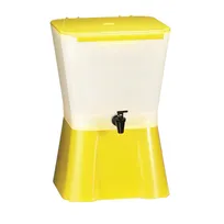 product of TableCraft 955 Non-Insulated Dispenser, 3-Gallon, 10-7/8" x 12-1/2" x 16-3/4"H, Yellow Poly NSF